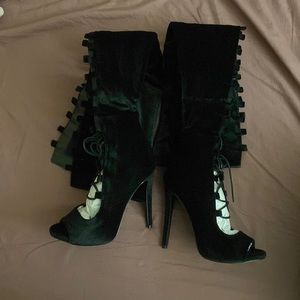 Misguided thigh high heels